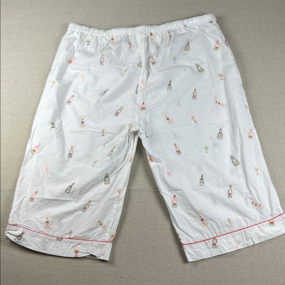 Printfresh Bubbly Brunch Embroidered Cropped Paja… - image 4